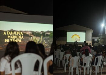 Após premiação no México, documentário gravado no Piauí é exibido em praça de Guaribas para mais de 600 moradores