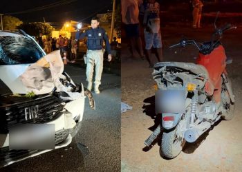 Mãe de 63 anos morre e filha fica ferida em acidente entre moto e carro na BR-407, no Piauí